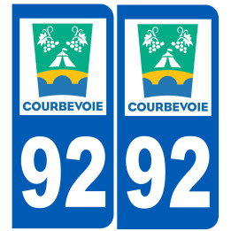 immatriculation 92 Courbevoie