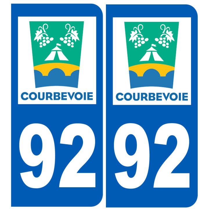 immatriculation 92 Courbevoie