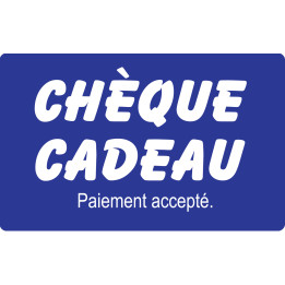 Chèque cadeau accepté