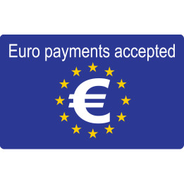 Euro payments accepted