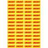 Sticker / autocollant : URGENT
