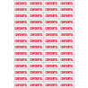 Sticker / autocollant : CONFIDENTIEL