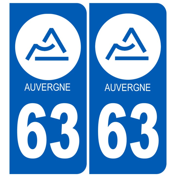 immatriculation 63 Auvergne