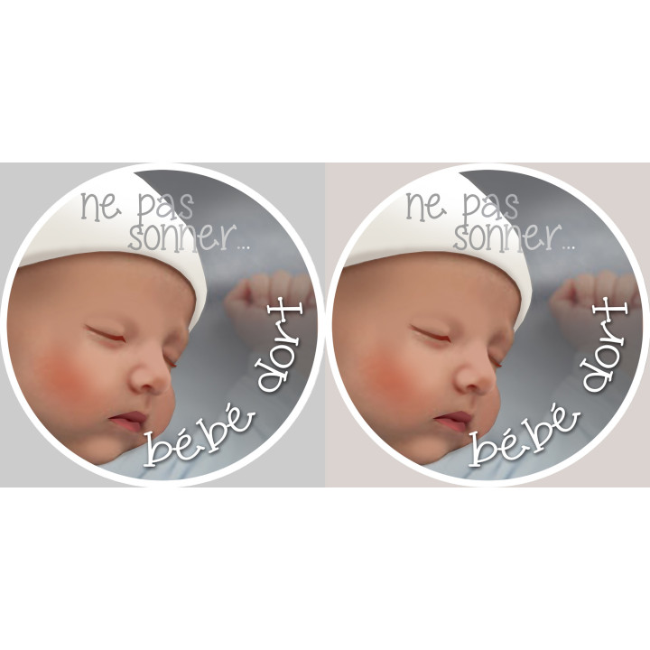 ne pas sonner bébé dort