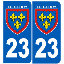 immatriculation Berry 23 (la Creuse)