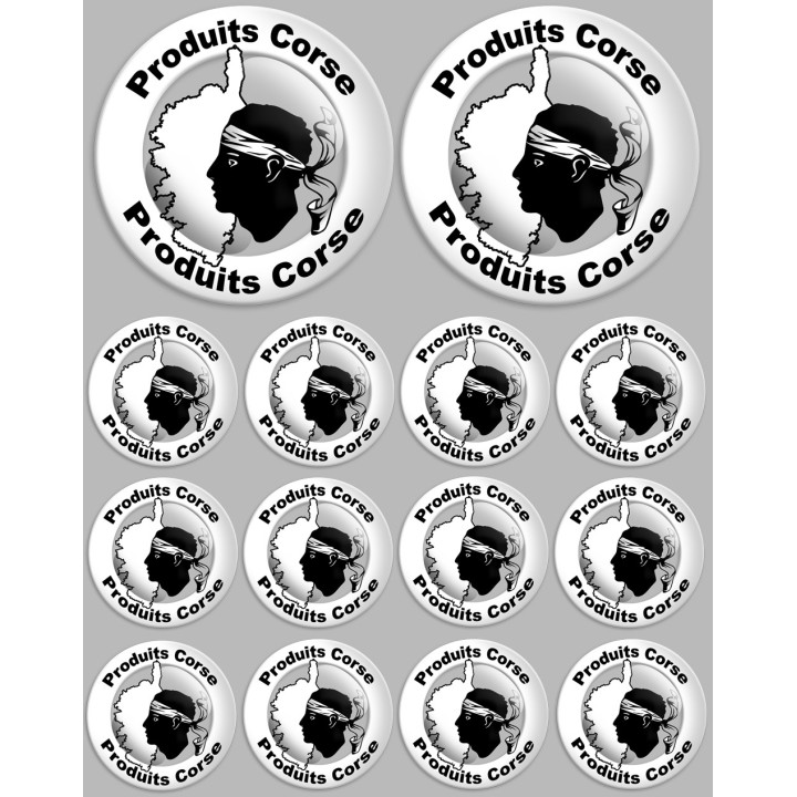 série Produits corse carte