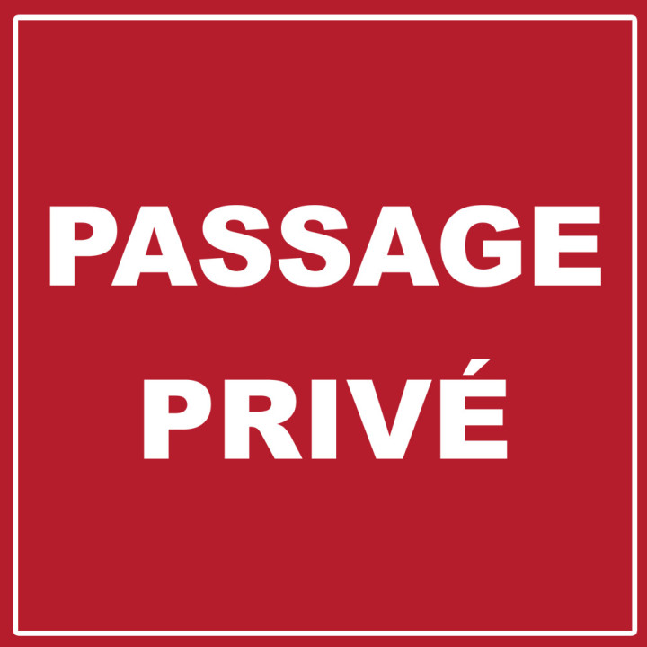 passage privé