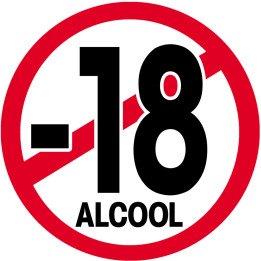 autocollant interdit moins 18 ans alcool
