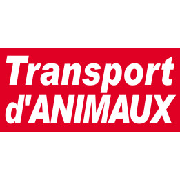 Sticker Transport d'animaux