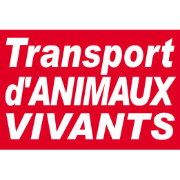 Sticker Transport d'animaux vivants