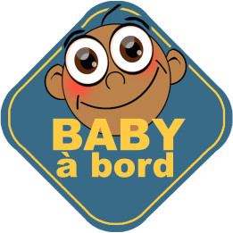Stickers / autocollant Bébé à bord garçon