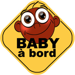 Stickers / autocollant Bébé à bord fille