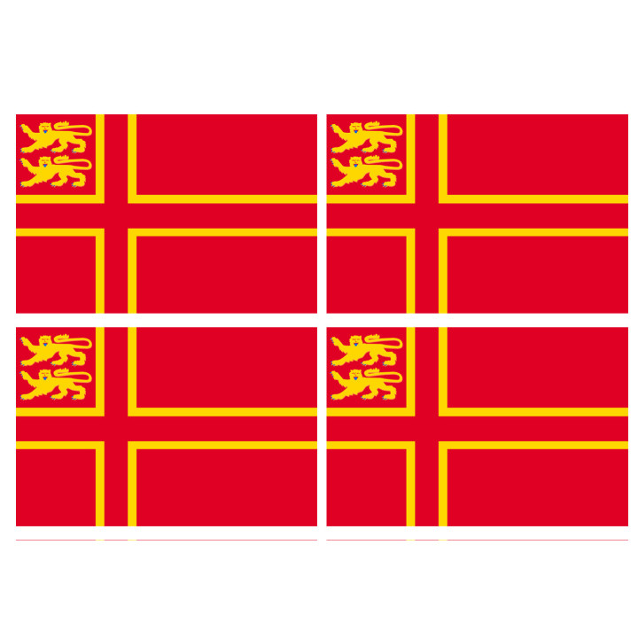 drapeau Normand avec Lions