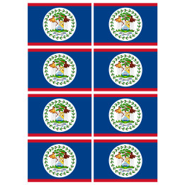 drapeau Belize