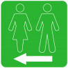 WC, toilette VERT