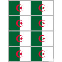 Stickers / autocollants drapeau algérien 2