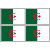 Stickers / autocollants drapeau algérien 2