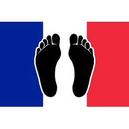 Pieds noirs drapeau Français