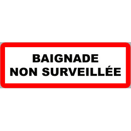 BAIGNADE NON SURVEILLÉE