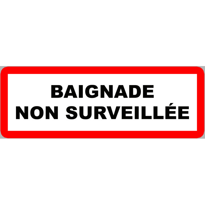 BAIGNADE NON SURVEILLÉE