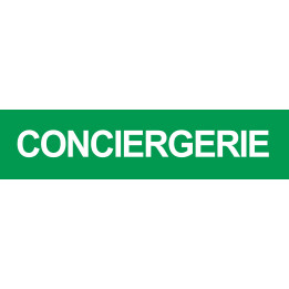 Autocollant CONCIERGERIE 