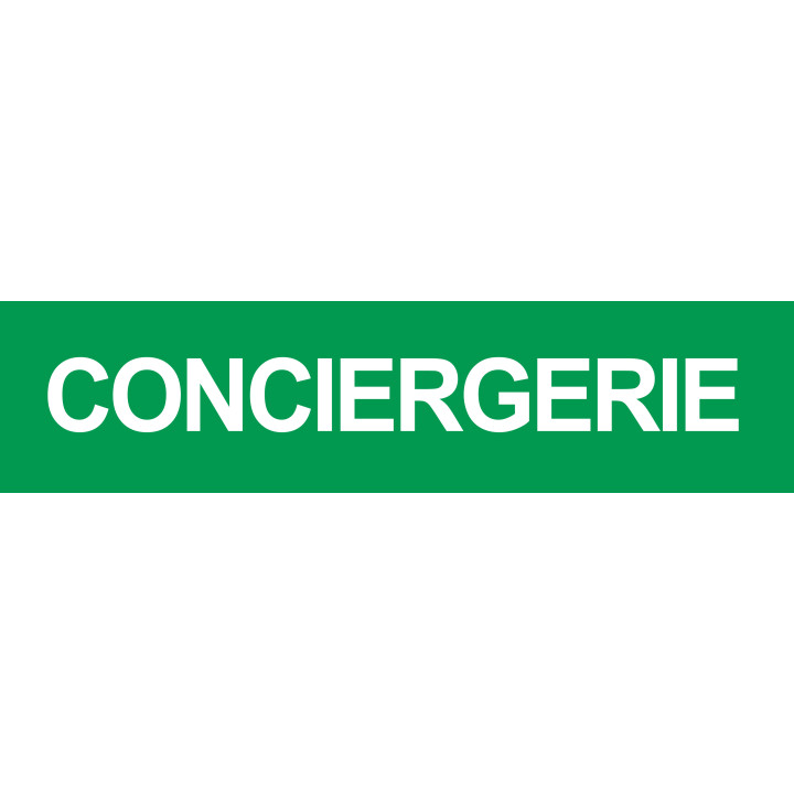 Autocollant CONCIERGERIE 