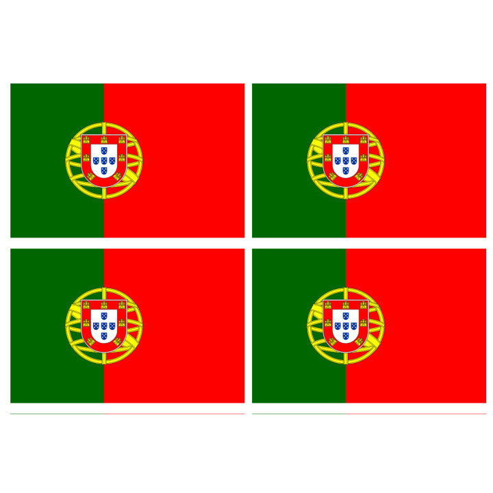 Stickers / autocollants drapeau Portugal 2