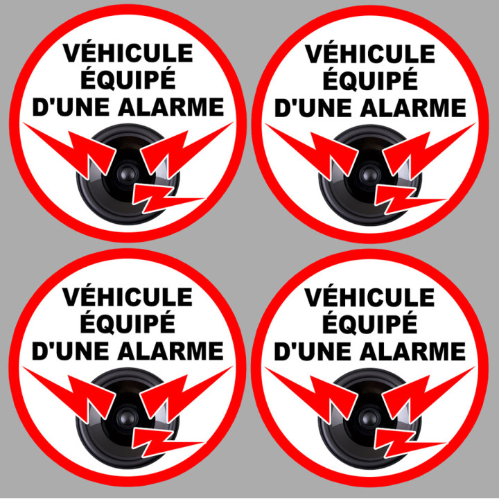 véhicule sous alarme
