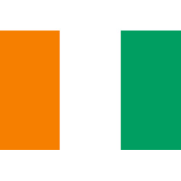 Drapeau Côte d'Ivoire - 19.5 x 13 cm - Sticker/autocollant