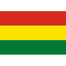 Drapeau Bolivie - 15x10cm - Sticker/autocollant