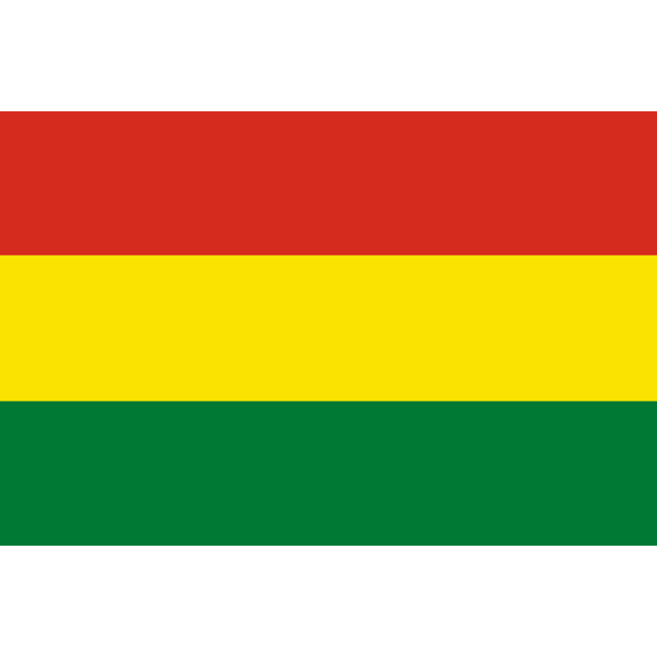 Drapeau Bolivie - 15x10cm - Sticker/autocollant