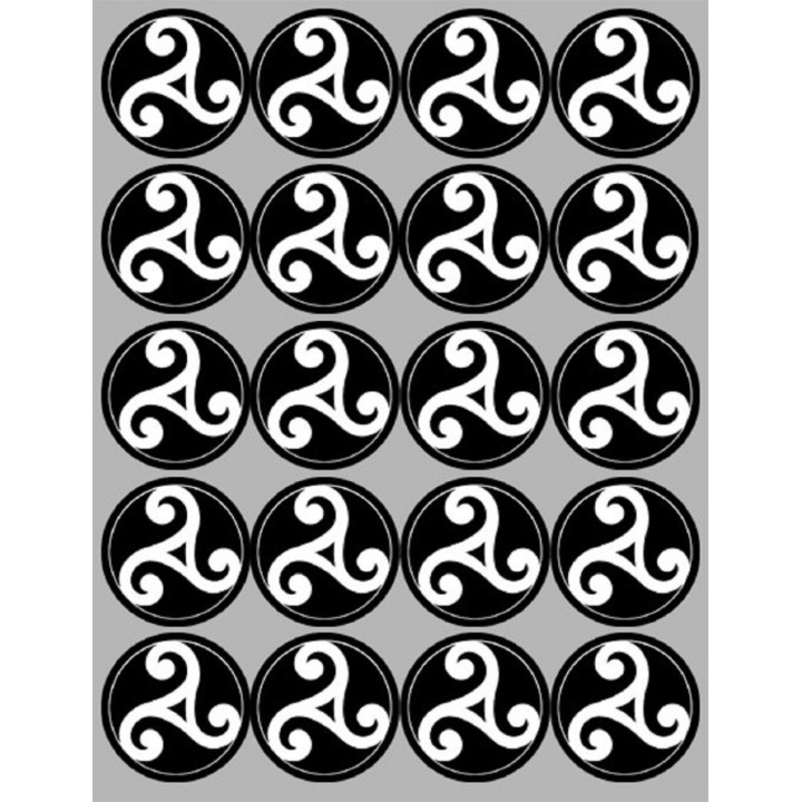 Triskèle / Triskel de Bretagne (20 fois 5cm)