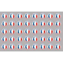 Fabrication Française (40 fois 2cm) - Sticker/autocollant
