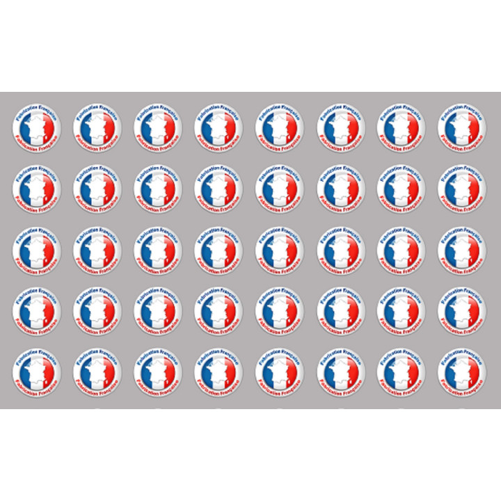 Fabrication Française (40 fois 2cm) - Sticker/autocollant