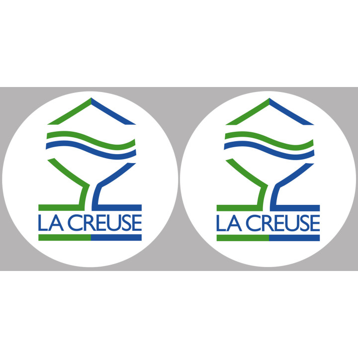 la Creuse  (2fois 10cm) - Sticker/autocollant