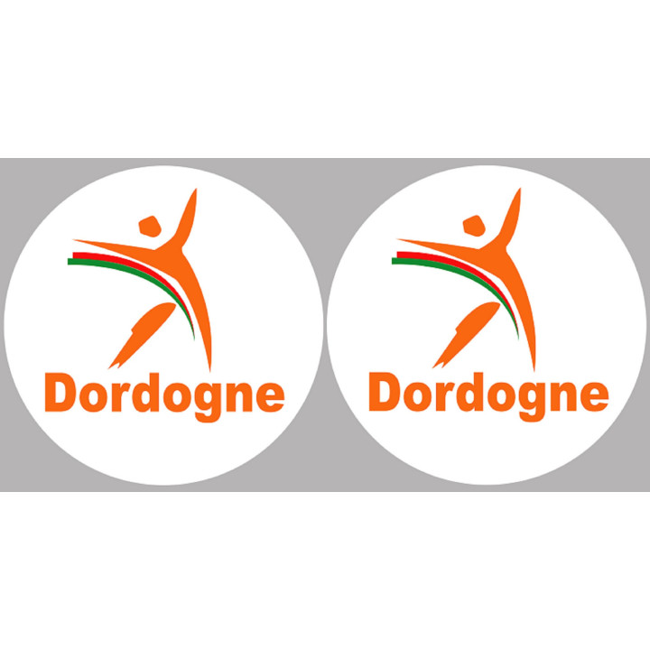 Dordogne (2fois 10cm) - Sticker/autocollant