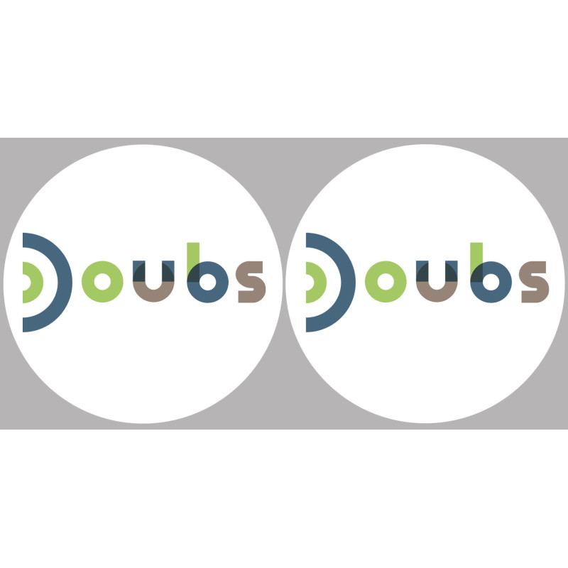 Doubs (2fois 10cm) - Sticker/autocollant Doubs (2fois 10cm) - Sticker/autocollant
