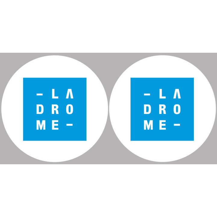 la Drôme (2fois 10cm) - Sticker/autocollant