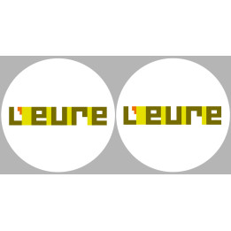 l'Eure (2fois 10cm) - Sticker/autocollant