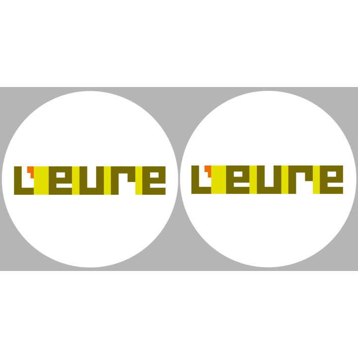 l'Eure (2fois 10cm) - Sticker/autocollant