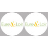 Département 28 de l'Eure et Loir (2 fois 10cm) - Sticker/autocollant
