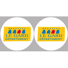 le Gard (2fois 10cm) - Sticker/autocollant