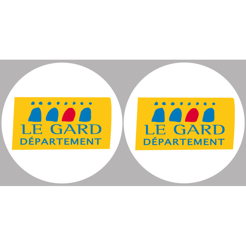 le Gard (2fois 10cm) - Sticker/autocollant le Gard (2fois 10cm) - Sticker/autocollant