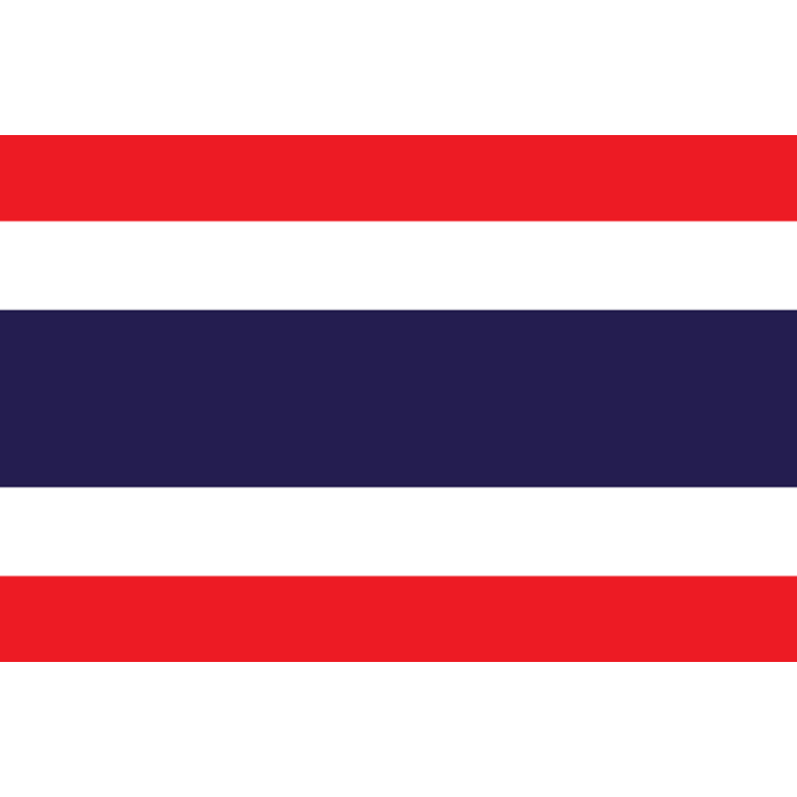 Drapeau Thaïlande (19.5 x 13 cm) - Sticker/autocollant