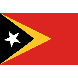Drapeau Timor Oriental (5 x 3.3 cm) - Sticker/autocollant