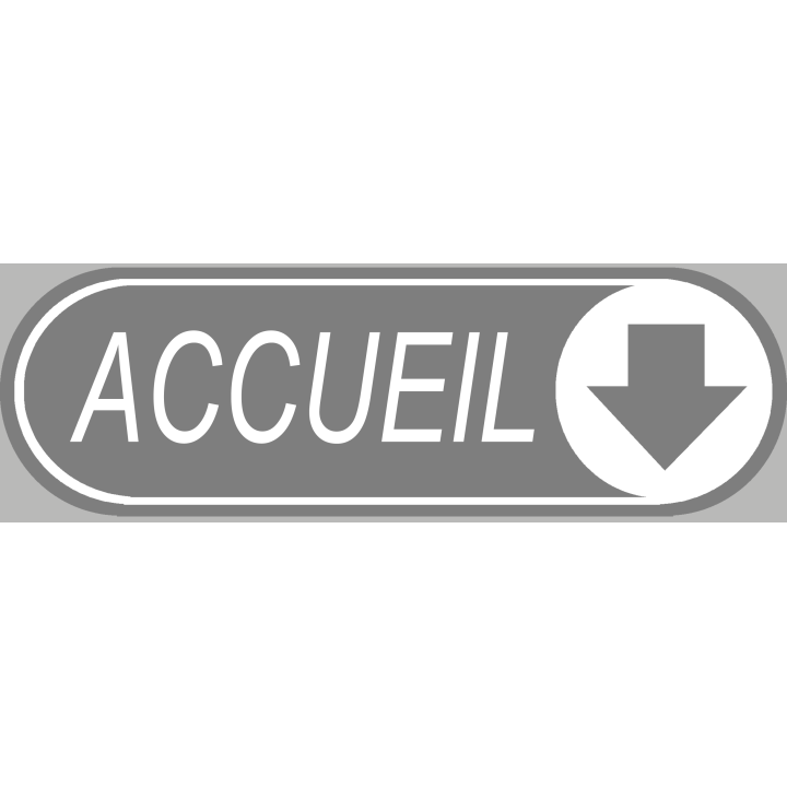 Accueil directionnel vers le bas (19x6cm) - Sticker/autocollant