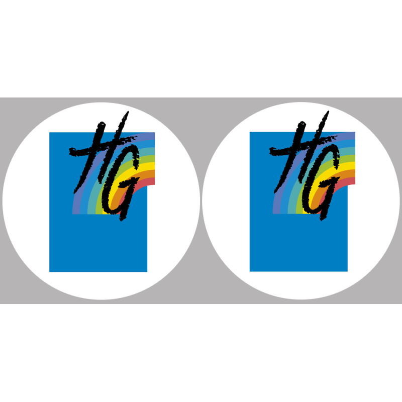 la Haute Garonne (2fois 10cm) - Sticker/autocollant