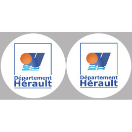 l'Hérault (2fois 10cm) - Sticker/autocollant