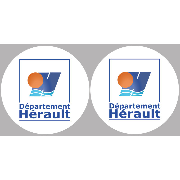 l'Hérault (2fois 10cm) - Sticker/autocollant