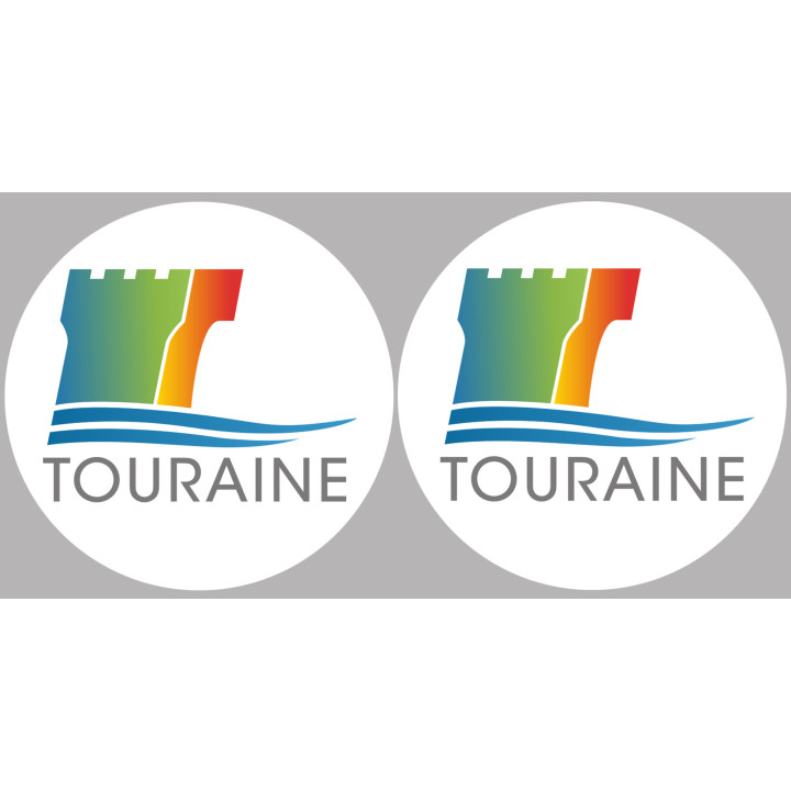Touraine (2fois 10cm) - Sticker/autocollant